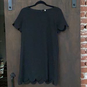 Black elegant dinner dress.